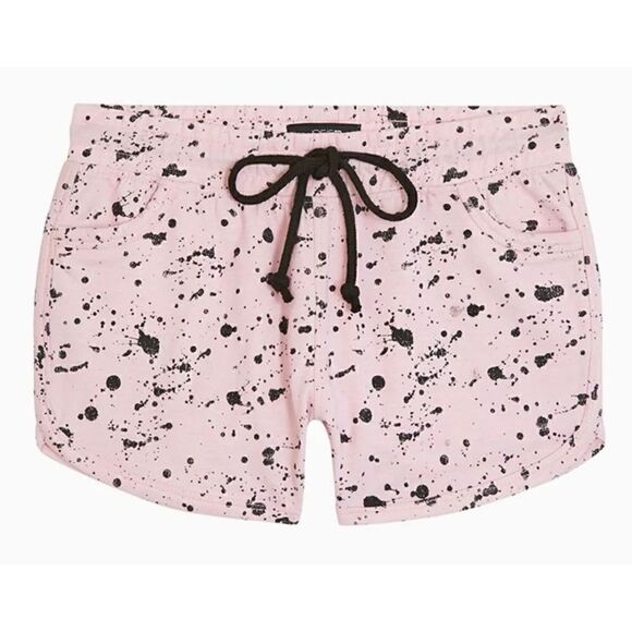 JOE'S JEANS NWT Girls Shorts Joe's Dolphin Paint Pink Pockets Sz 3T - Picture 1 of 6